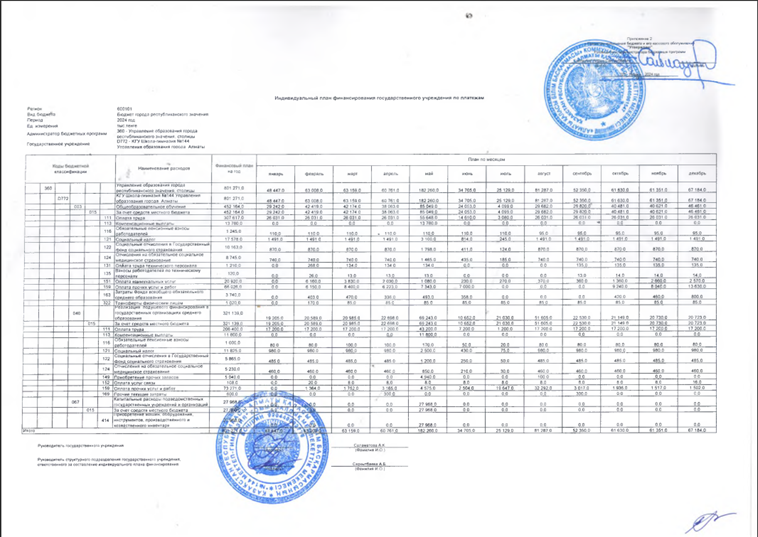ПЛАН ФИНАНСИРОВАНИЯ ПО ПЛАТЕЖАМ 2024